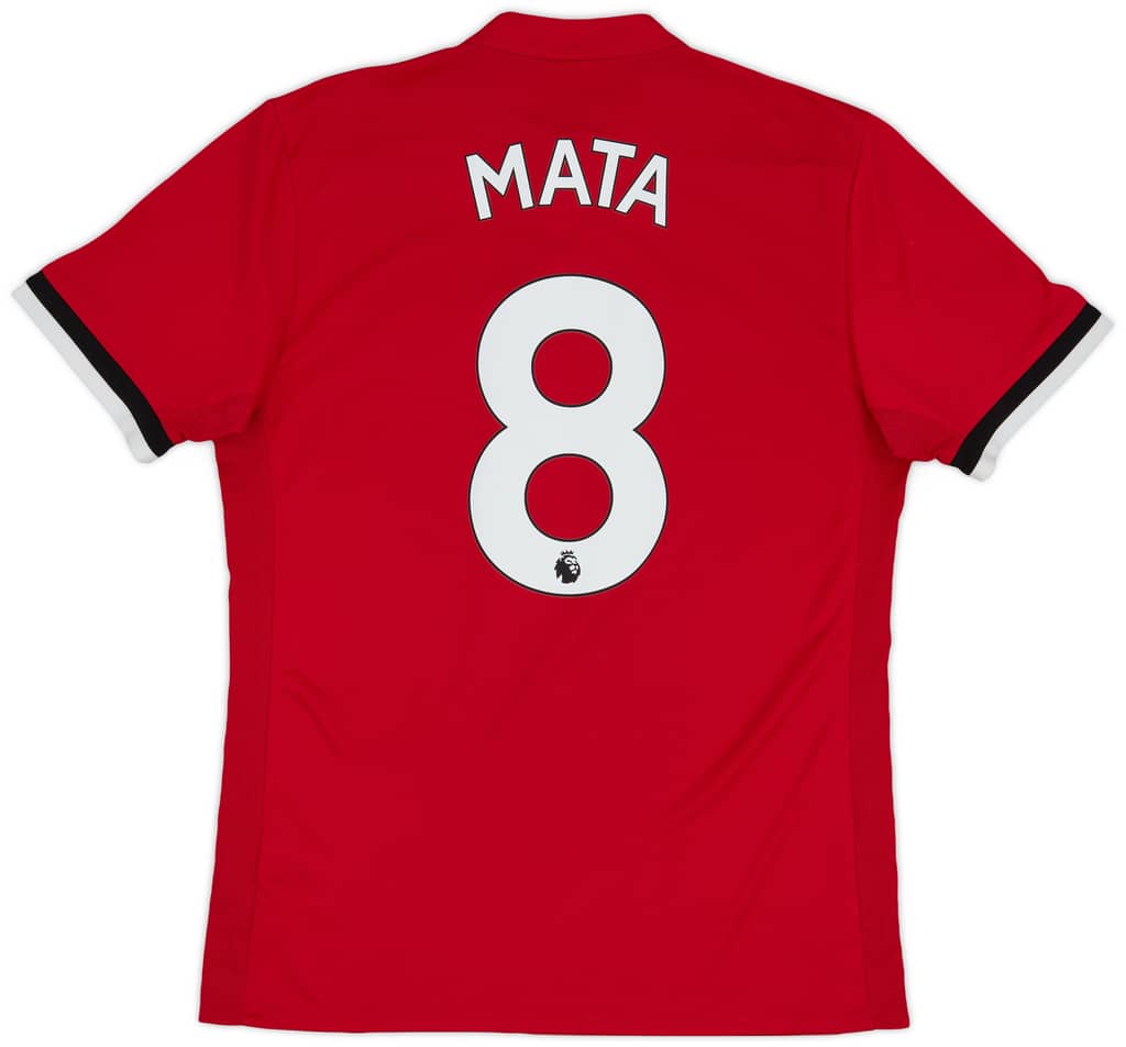 2017-18 Manchester United Home Shirt Mata #8 - 5/10 - (M)