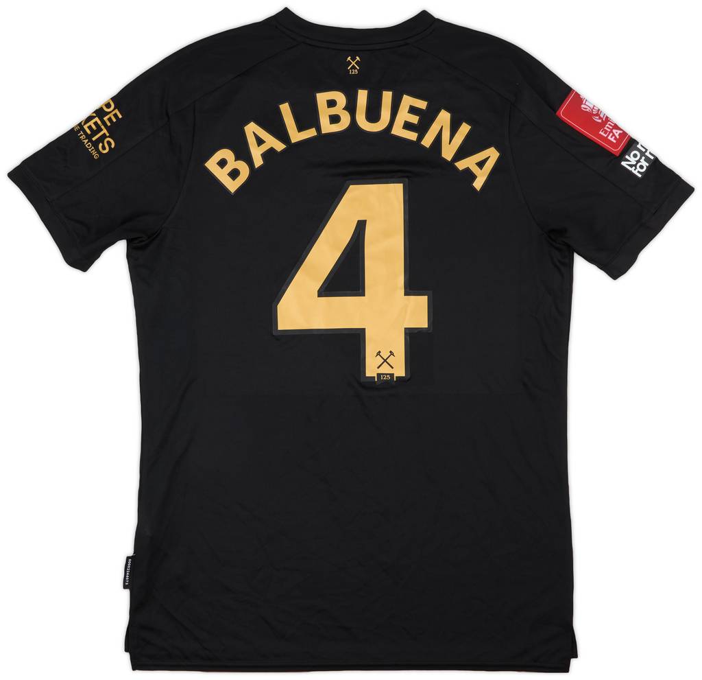 2020-21 West Ham Match Issue FA Cup Third Shirt Balbuena #4