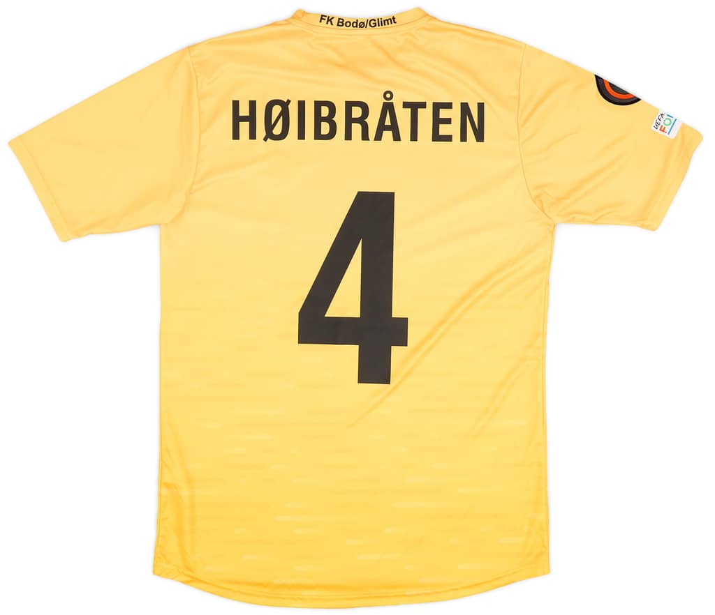 2022-23 Bodø/Glimt Match Issue Europa League Home Shirt Høibråten #4
