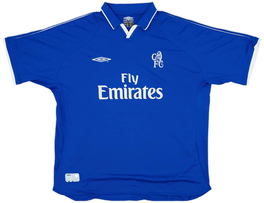 2001-03 Chelsea Home Shirt Zenden #11 - 8/10 - (XXL)
