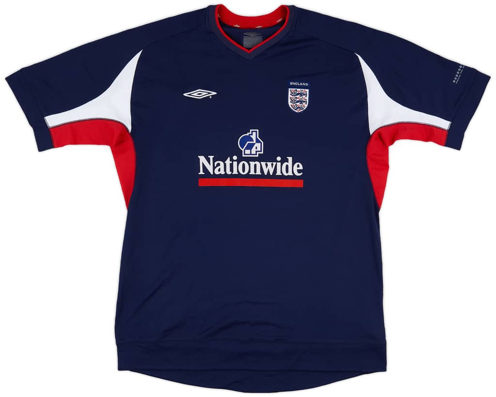 2002-03 England Umbro Training Shirt - 9/10 - (XXL)