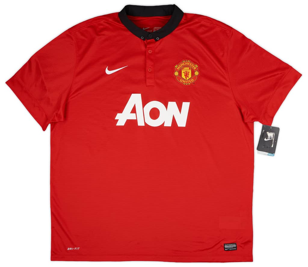 2013-14 Manchester United Home Shirt Rooney #10 (XXL)
