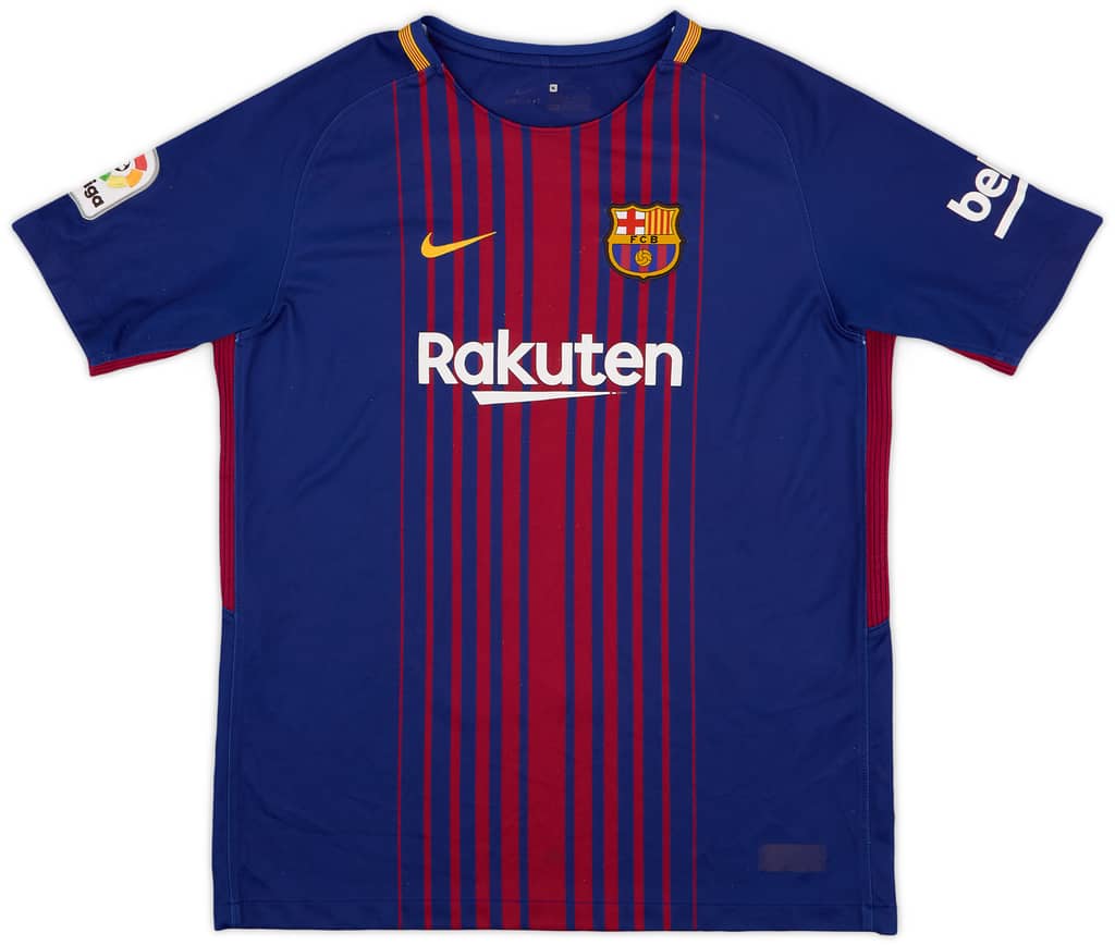 2017-18 Barcelona Home Shirt - 6/10 - (XL.Boys)
