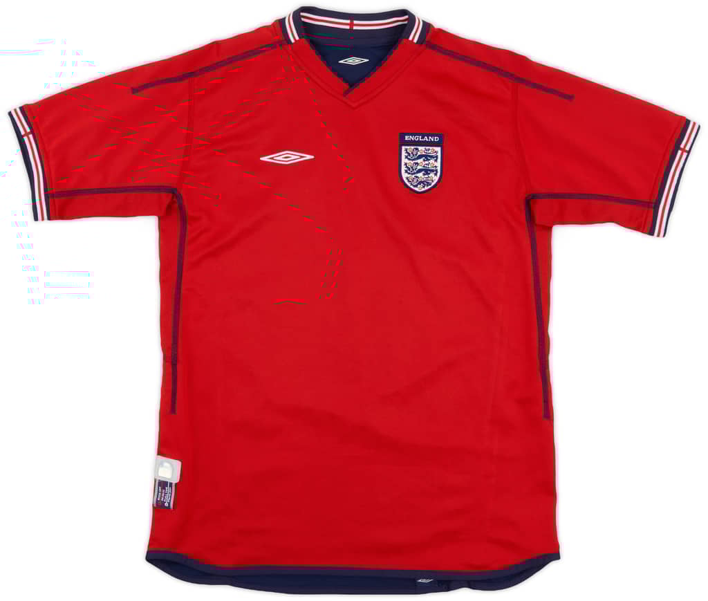 2002-04 England Away Shirt - 8/10 - (L.Boys)