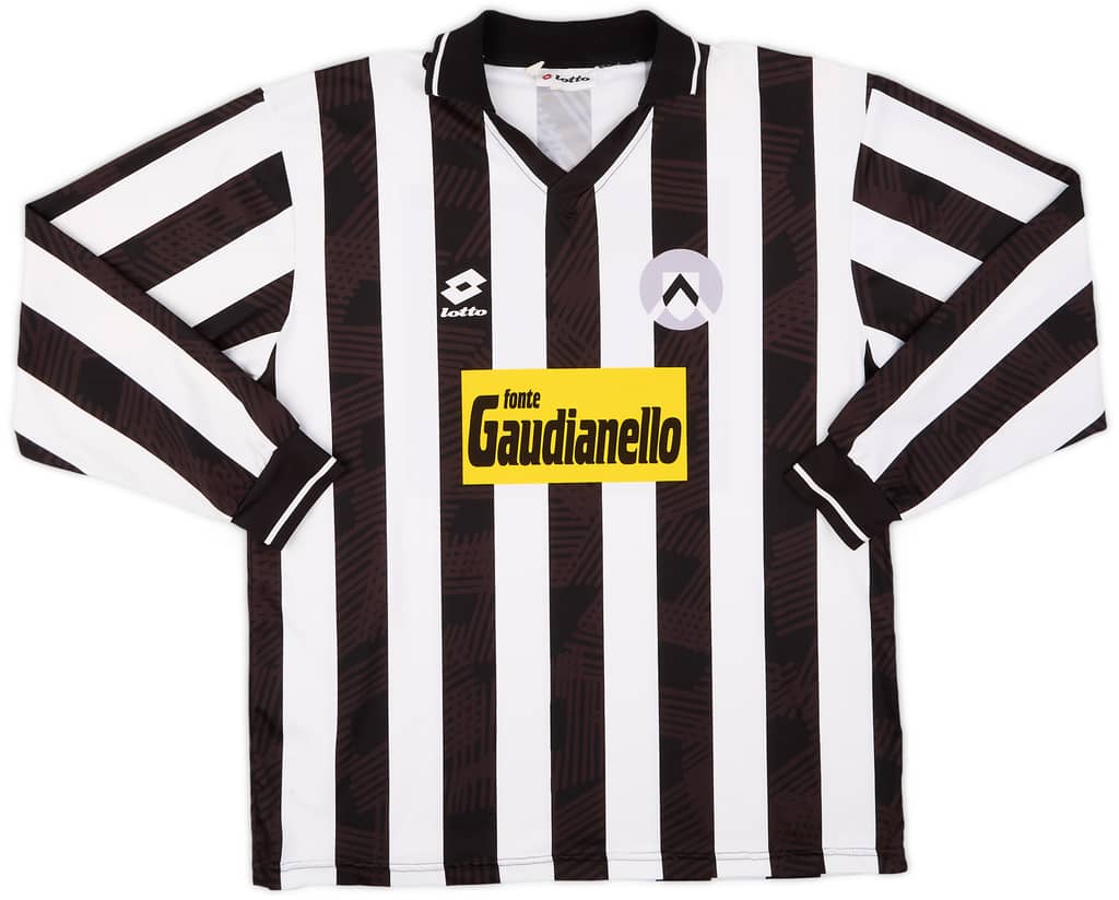 1992-93 Udinese Home L/S Shirt - 8/10 - (XL)