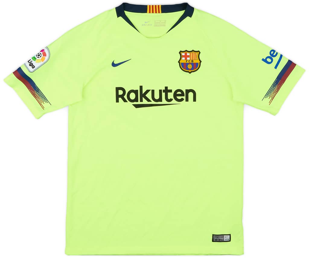 2018-19 Barcelona Away Shirt - 8/10 - (XL.Boys)