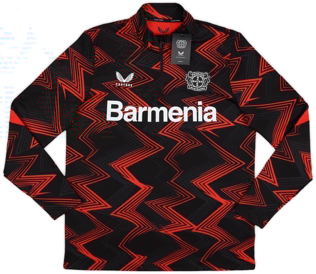 2024-25 Bayer Leverkusen Castore 1/4 Zip Pre-Match Top