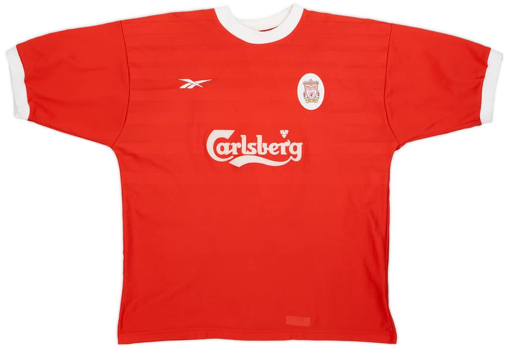 1998-00 Liverpool Home Shirt McManaman #7 - 9/10 - (XL)
