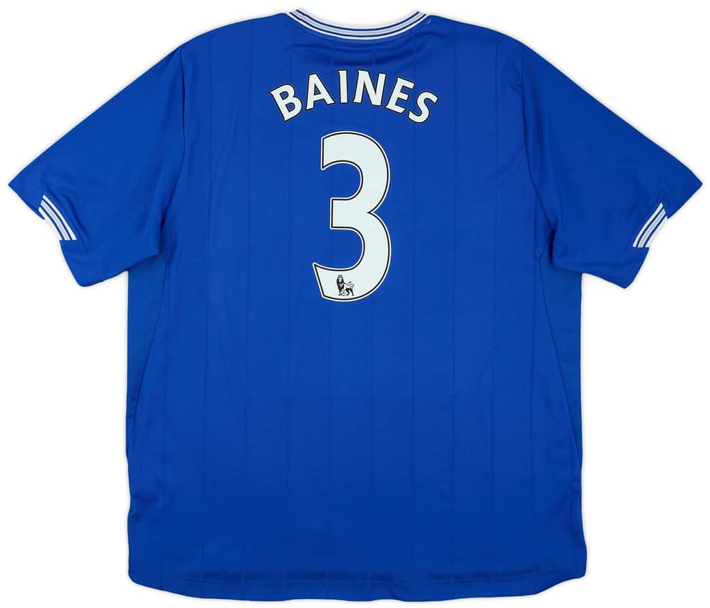 2009-10 Everton Home Shirt Baines #3 - 9/10 - (3XL)