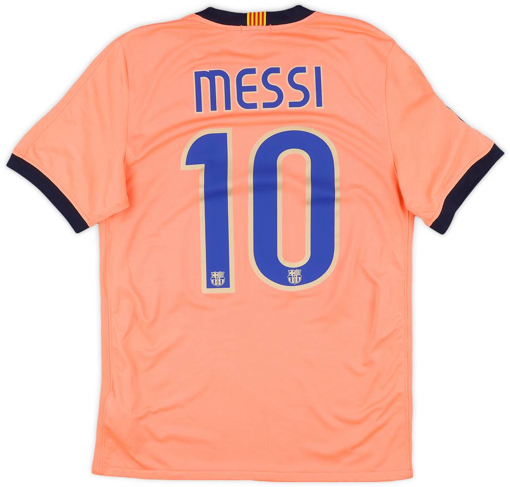 2009-10 Barcelona Away Shirt Messi #10 - 6/10 - (S)
