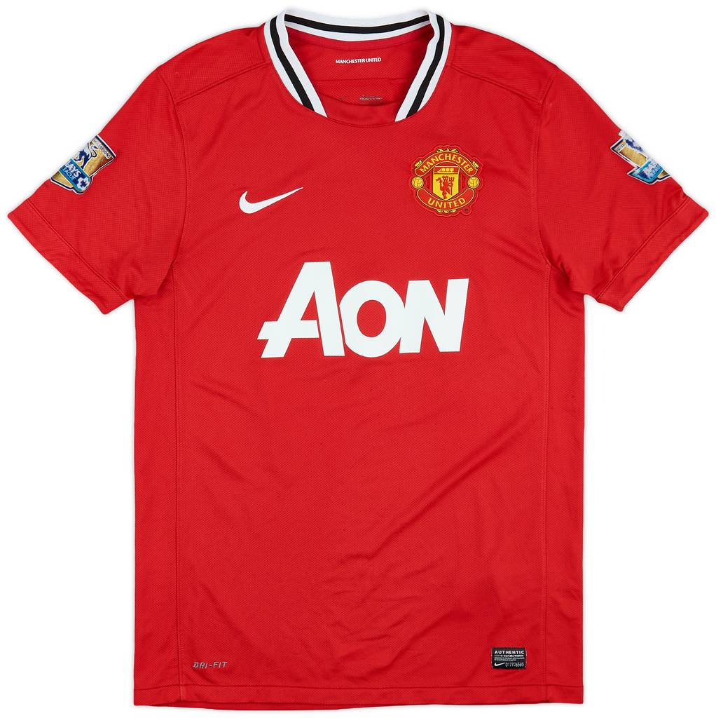 2011-12 Manchester United Home Shirt Rooney #10 - 7/10 - (M)