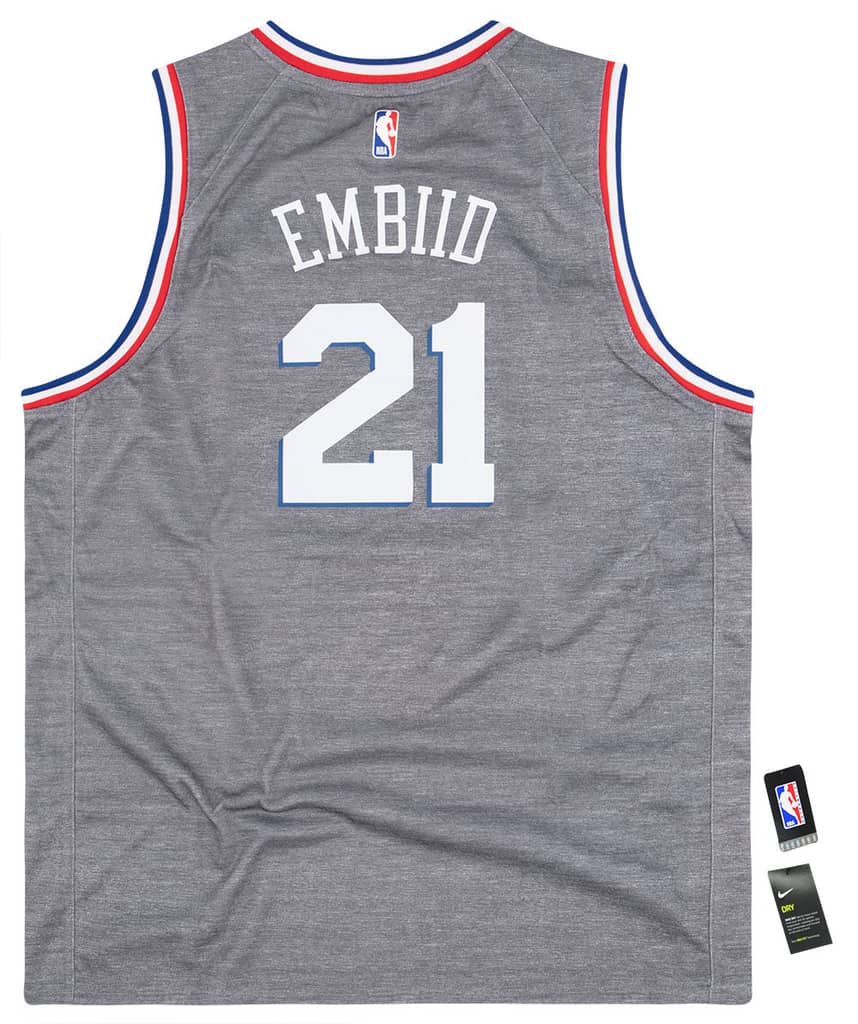 2018-19 Philadelphia 76ers Embiid #21 Nike Swingman Jersey (Alternate) Y - W/Tags