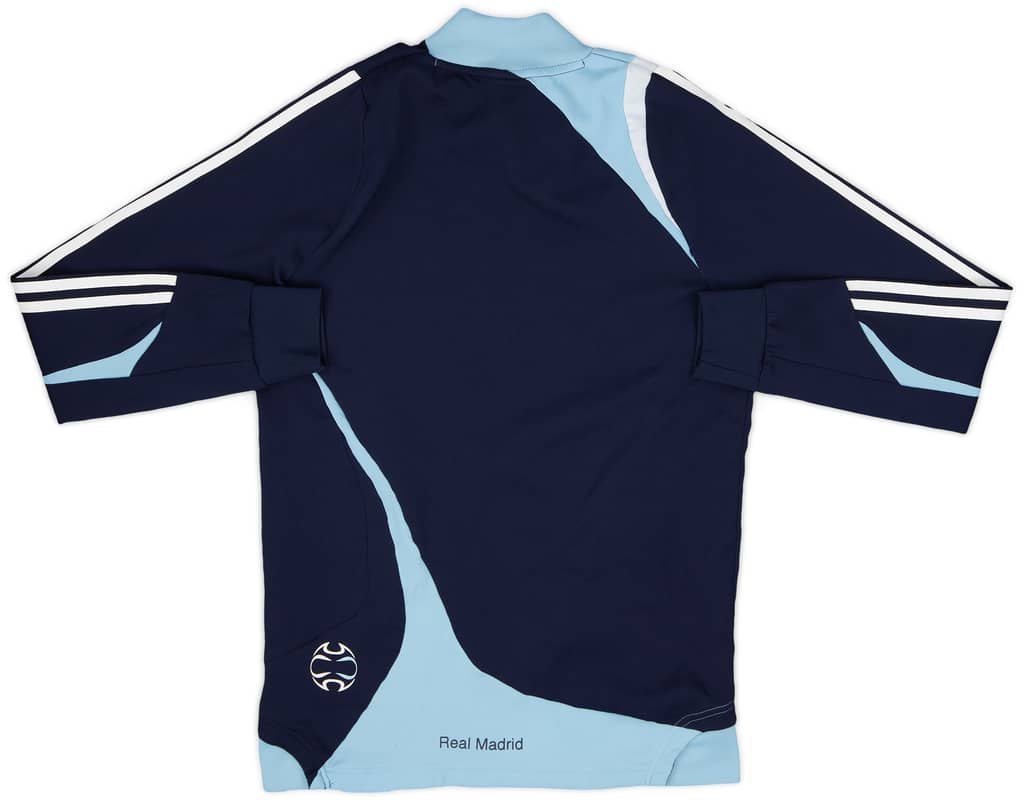 2006-07 Real Madrid adidas Drill Top - 8/10 - (S)