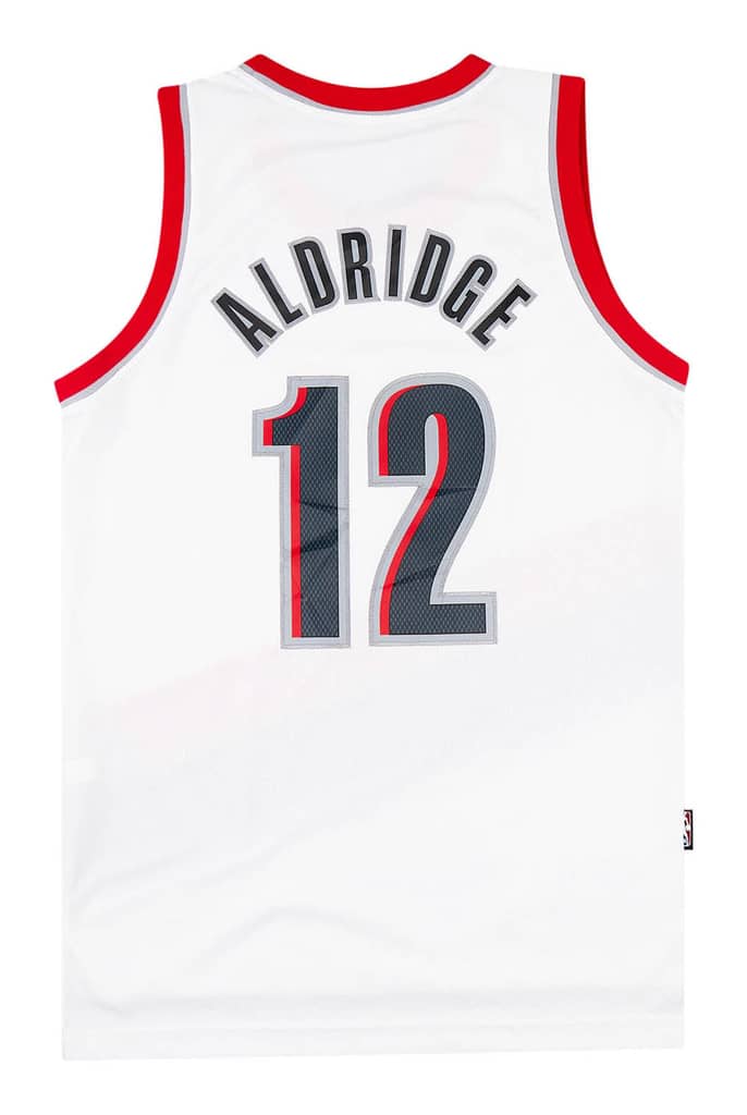 2010-14 Portland Trail Blazers Aldridge #12 adidas Swingman Jersey (Home) S