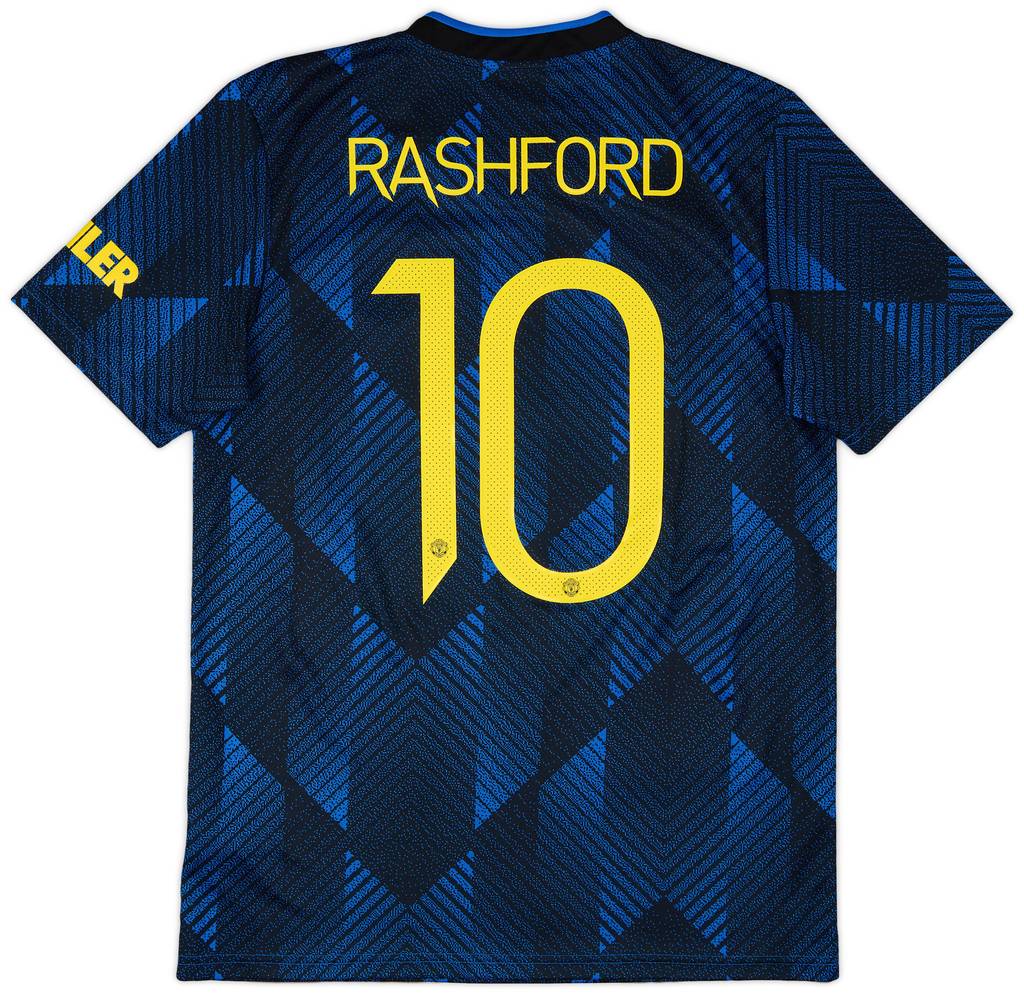 2021-22 Manchester United Third Shirt Rashford #10 - 10/10 - (M)