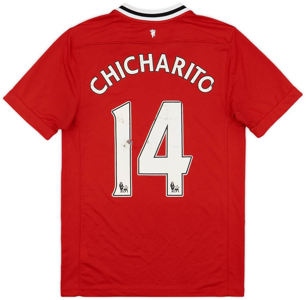 2011-12 Manchester United Home Shirt Chicharito #14 - 5/10 - (S)