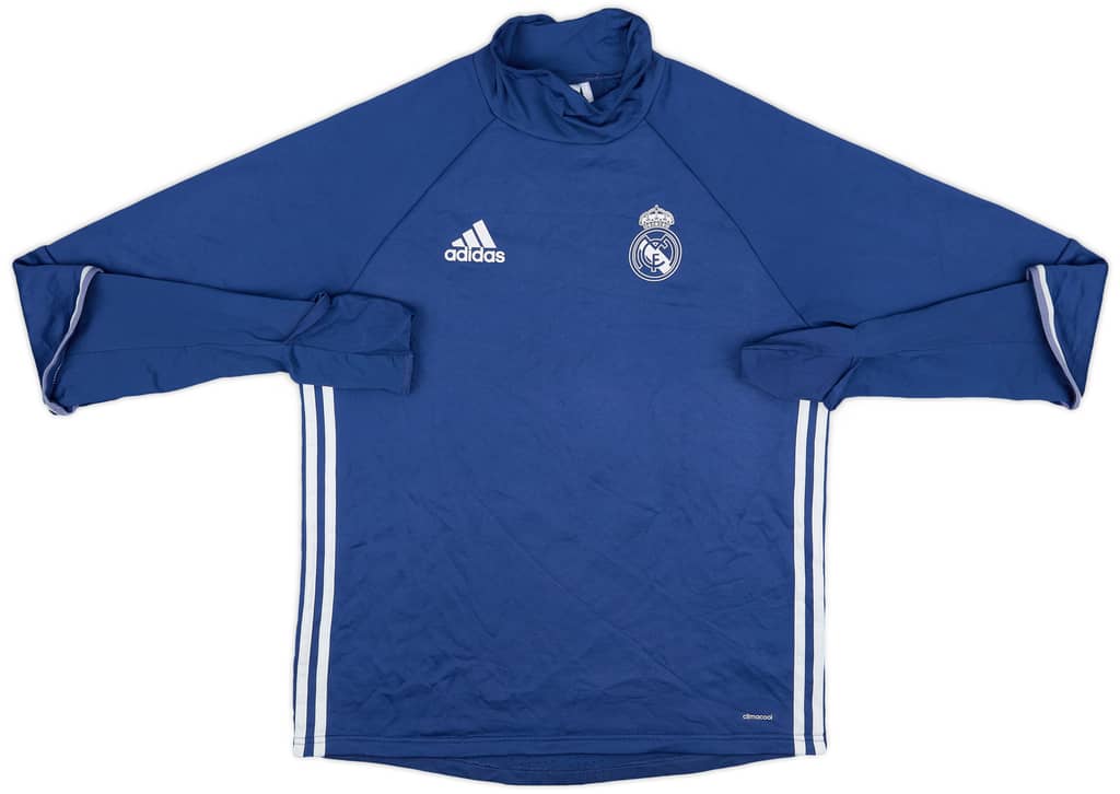2016-17 Real Madrid adidas Drill Top - 9/10 - (M)