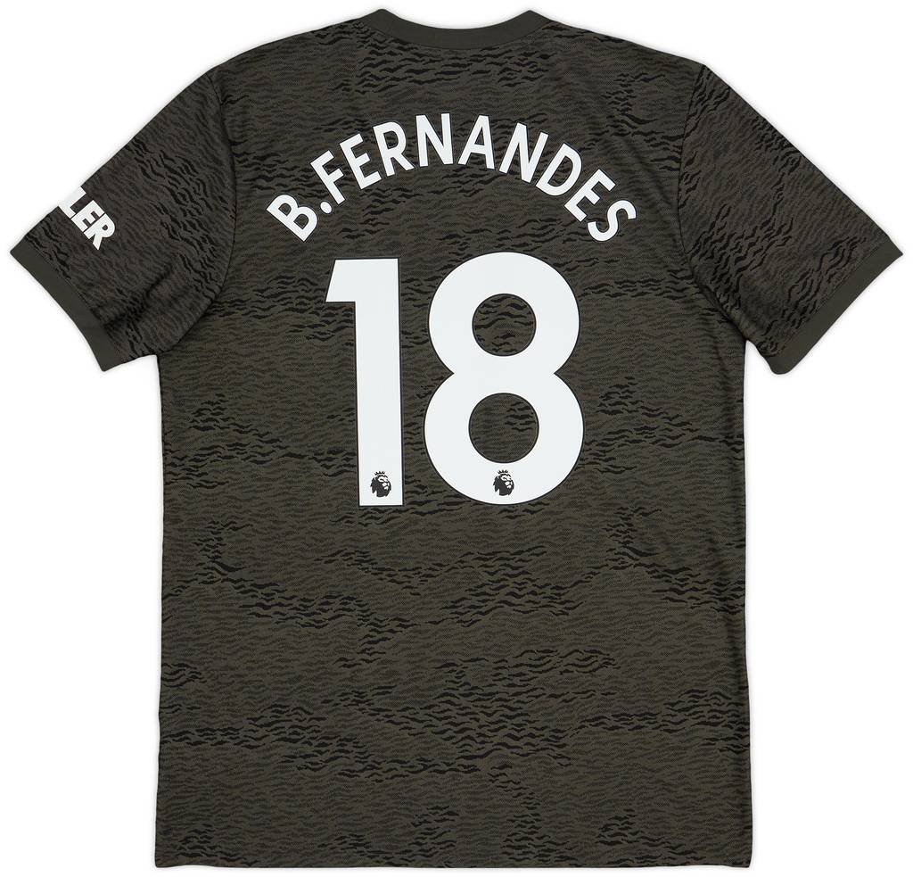 2020-21 Manchester United Away Shirt B.Fernandes #18 - 10/10 - (L)