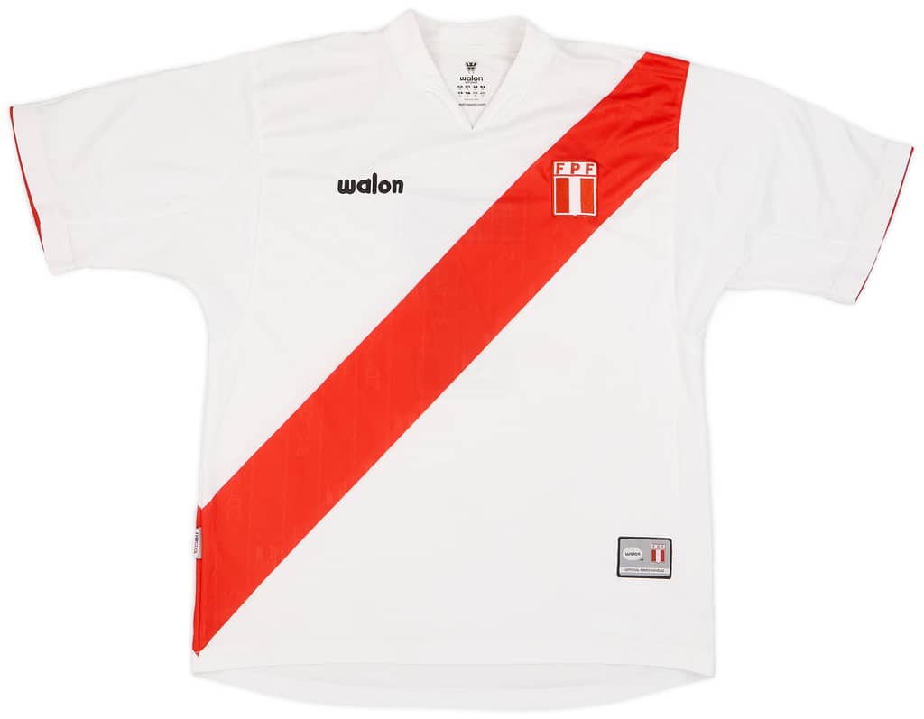 2004-06 Peru Home Shirt #7 - 9/10 - (XL)