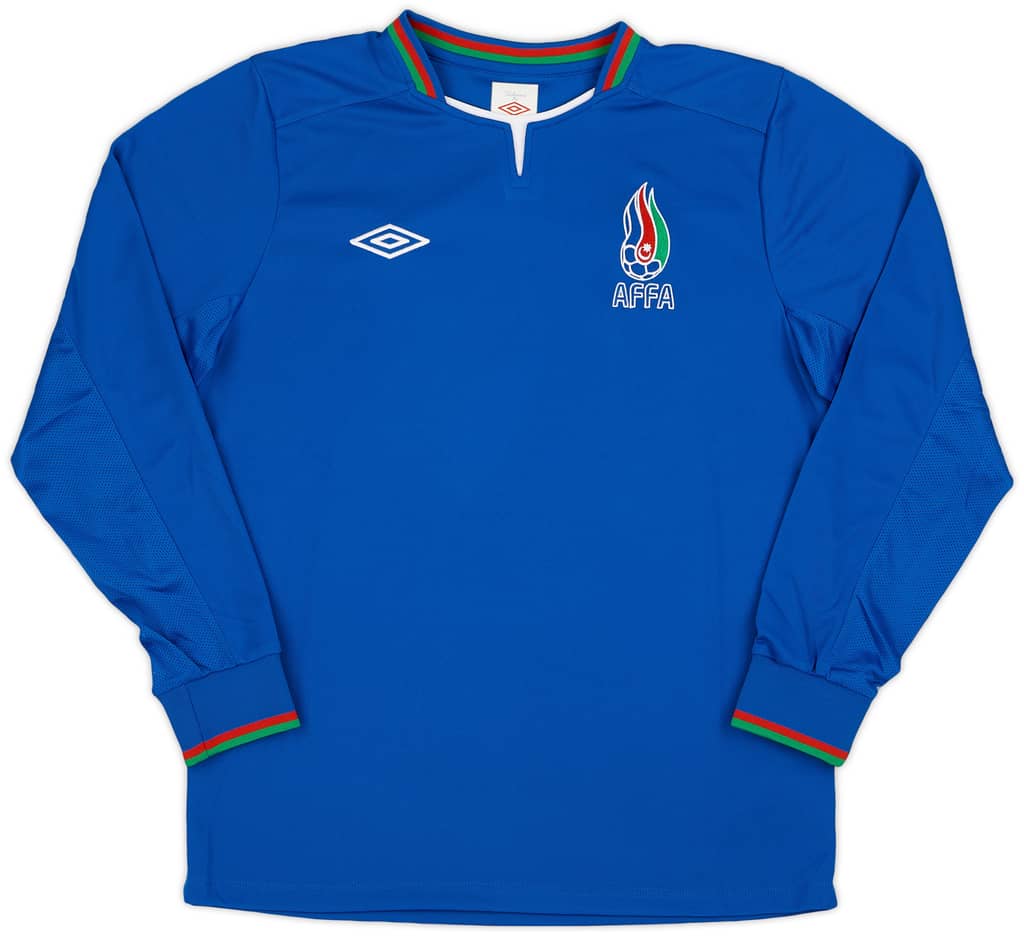 2012 Azerbaijan Home L/S Shirt - 9/10 - (M)