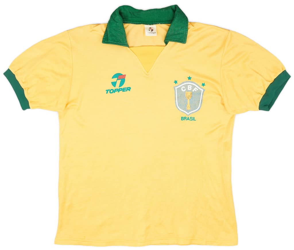 1990 Brazil Home Shirt - 8/10 - (M)