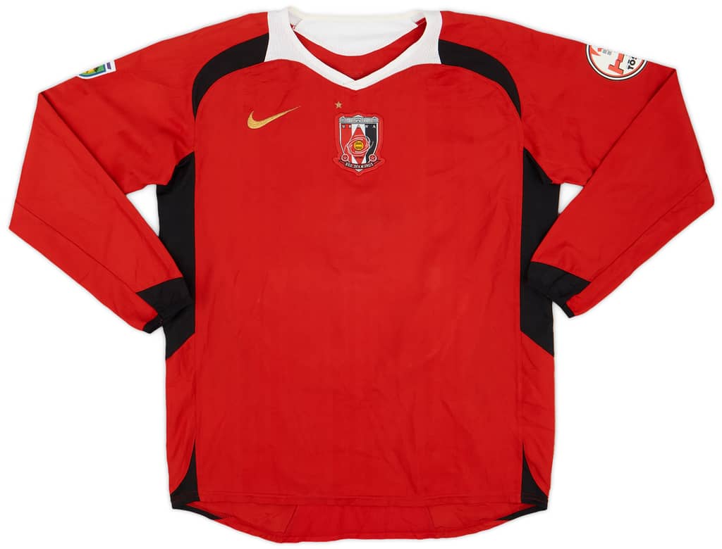 2006 Urawa Red Diamonds Home L/S Shirt - 3/10 - (S)