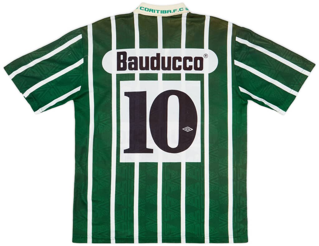 1993 Coritiba Away Shirt #10 - 8/10 - (XL)