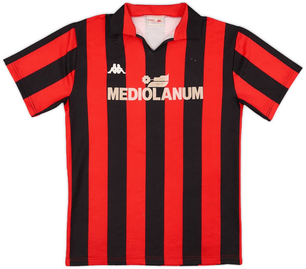 1987-88 AC Milan Match Issue Home Shirt #2