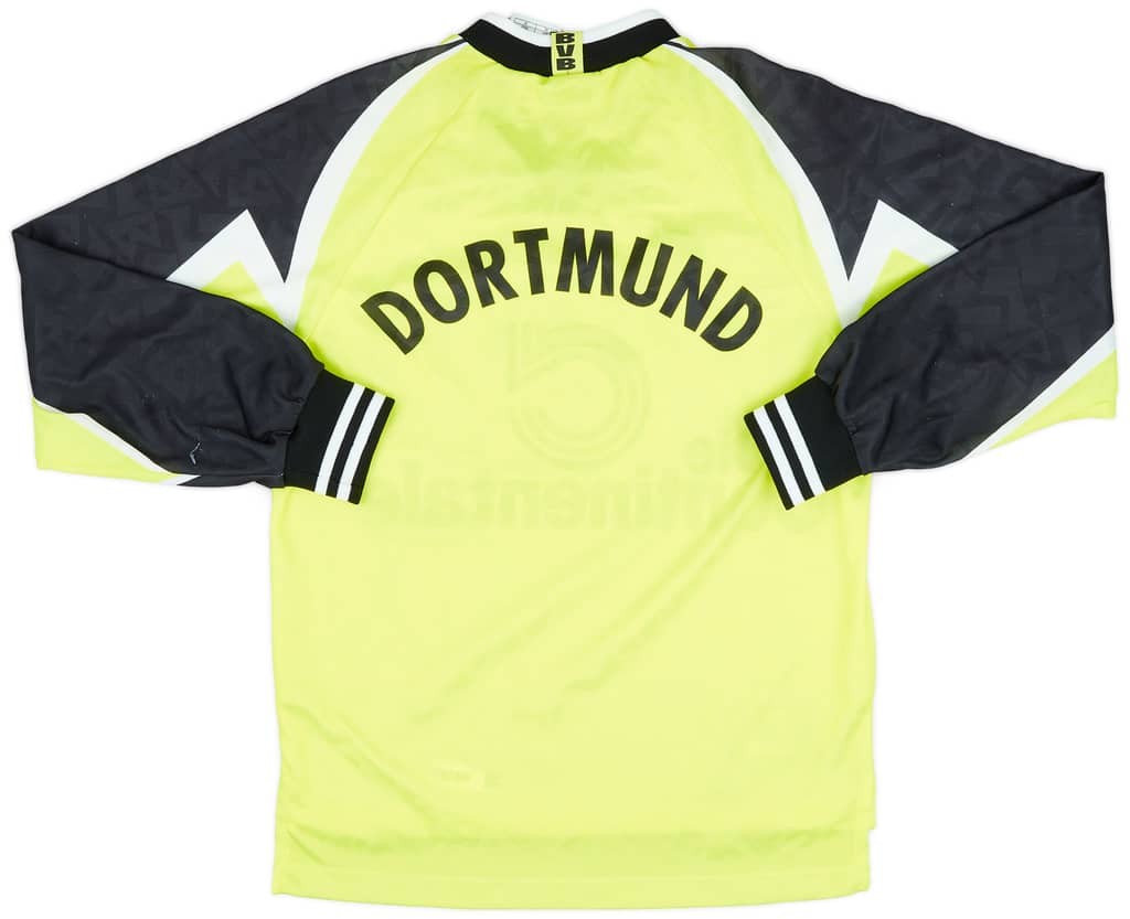 1995-96 Borussia Dortmund Home L/S Shirt - 9/10 - (XS)