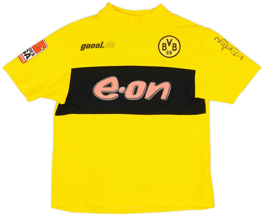 2002-03 Borussia Dortmund Home Shirt Amoroso #22 - 8/10 - (S.Boys)