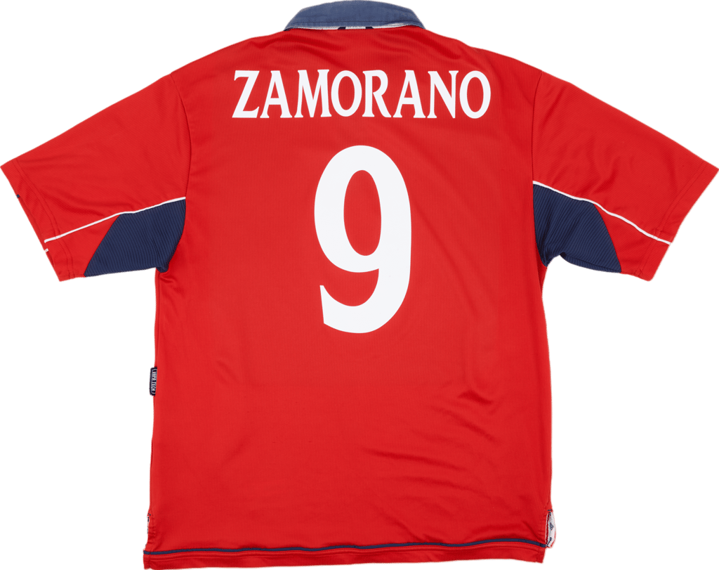 2000-01 Chile Home Shirt Zamorano #9 - 7/10 - (XL)
