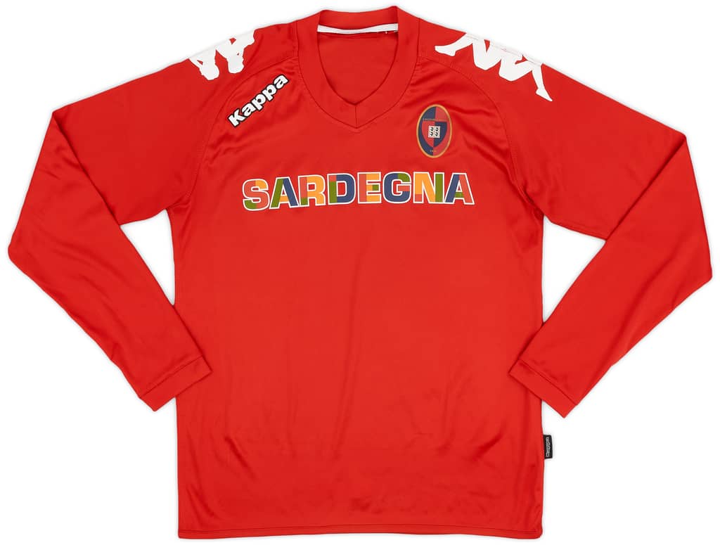 2012-13 Cagliari Kappa Training L/S Shirt - 7/10 - (S)