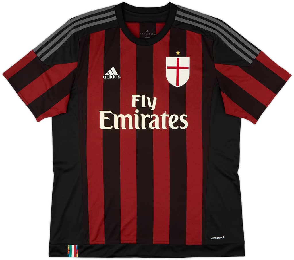 2015-16 AC Milan Home Shirt - 5/10 - (XL)