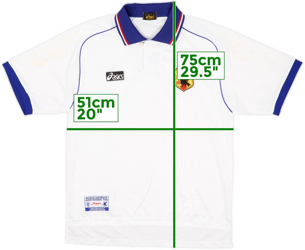 1998 Japón Camiseta de visitante - 5/10 - (M)