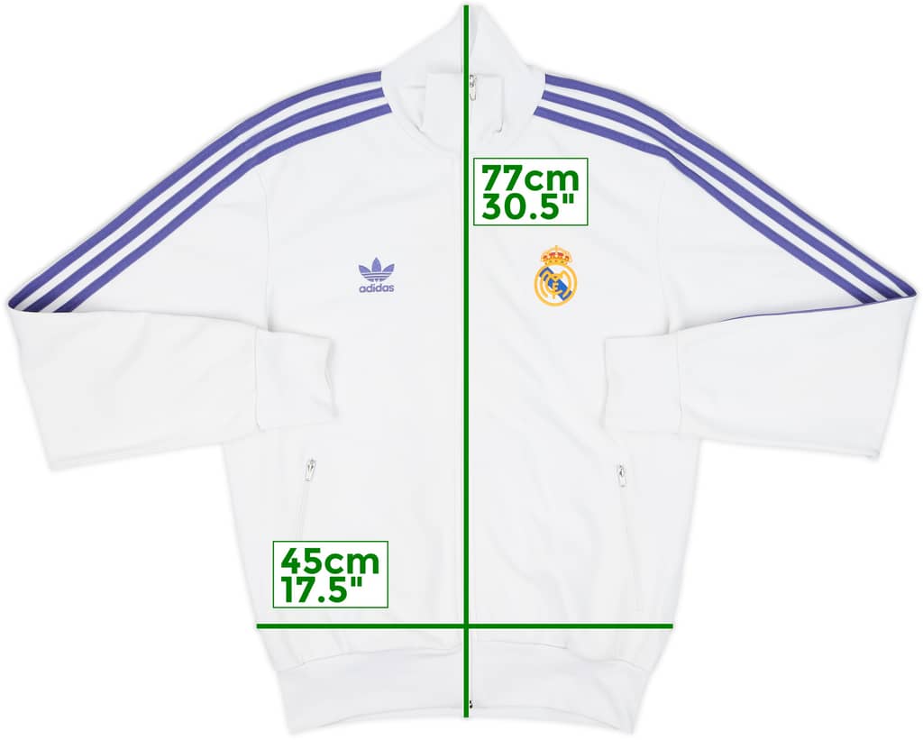2007-08 Real Madrid adidas Originals Track Jacket - 8/10 - (M)