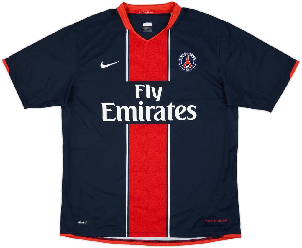2007-08 Paris Saint-Germain Home Shirt - 7/10 - (L)