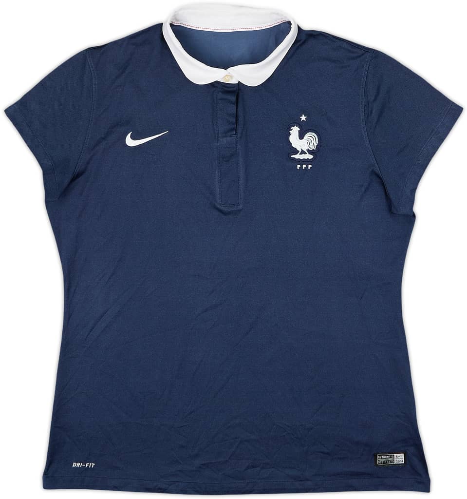 2014-15 France Home Shirt - 8/10 - (Women's XL)