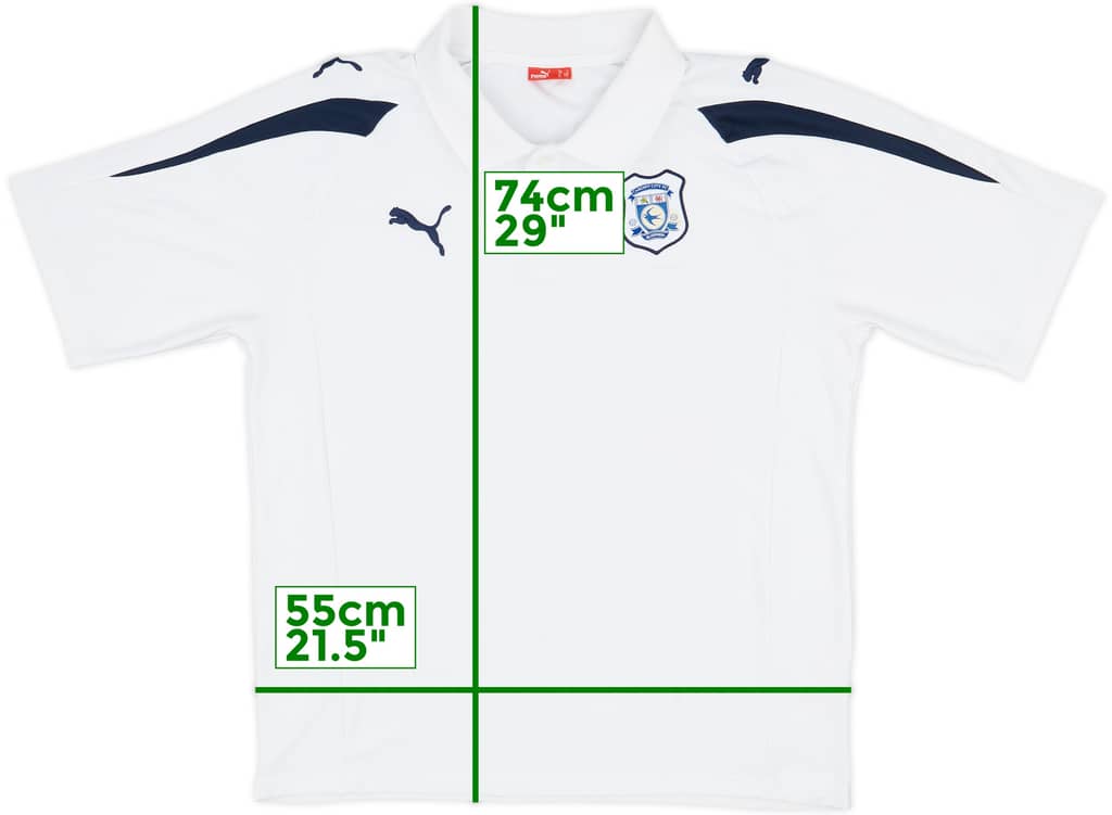 2010-11 Cardiff City Puma Polo Shirt - 5/10 - (L)