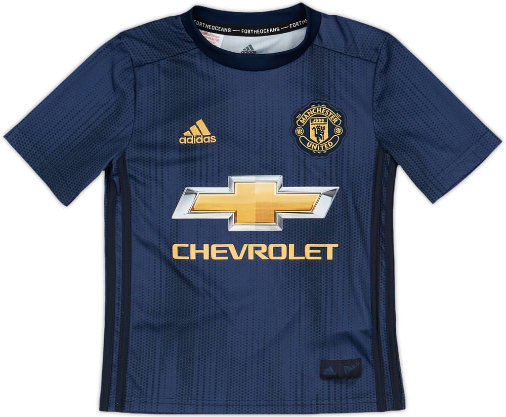 2018-19 Manchester United Third Shirt - 10/10 - (7-8 Years)