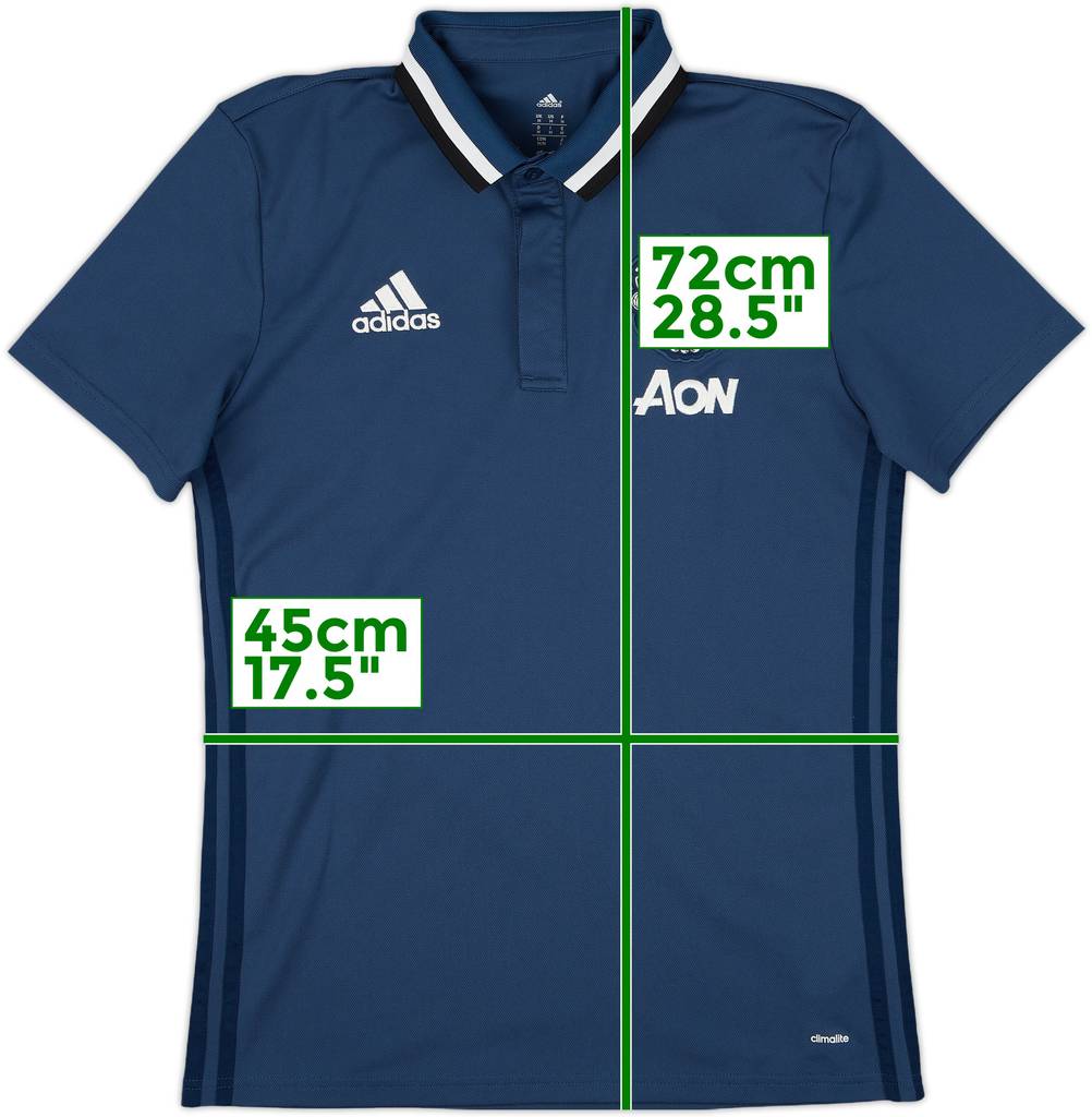 2016-17 Manchester United adidas Training Shirt - 9/10 - (M)