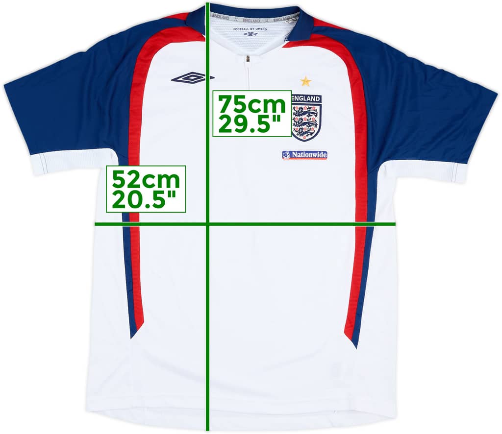 2004-06 England Umbro 1/4 Zip Polo Shirt - 8/10 - (M)