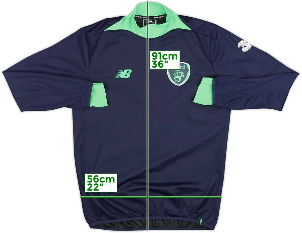 2017-18 Ireland New Balance Drill Top - 6/10 - (S)