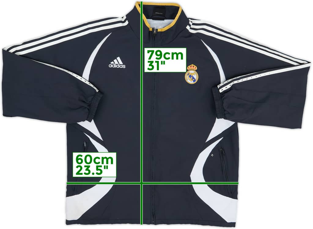 2006-07 Real Madrid adidas Track Jacket - 6/10 - (L)