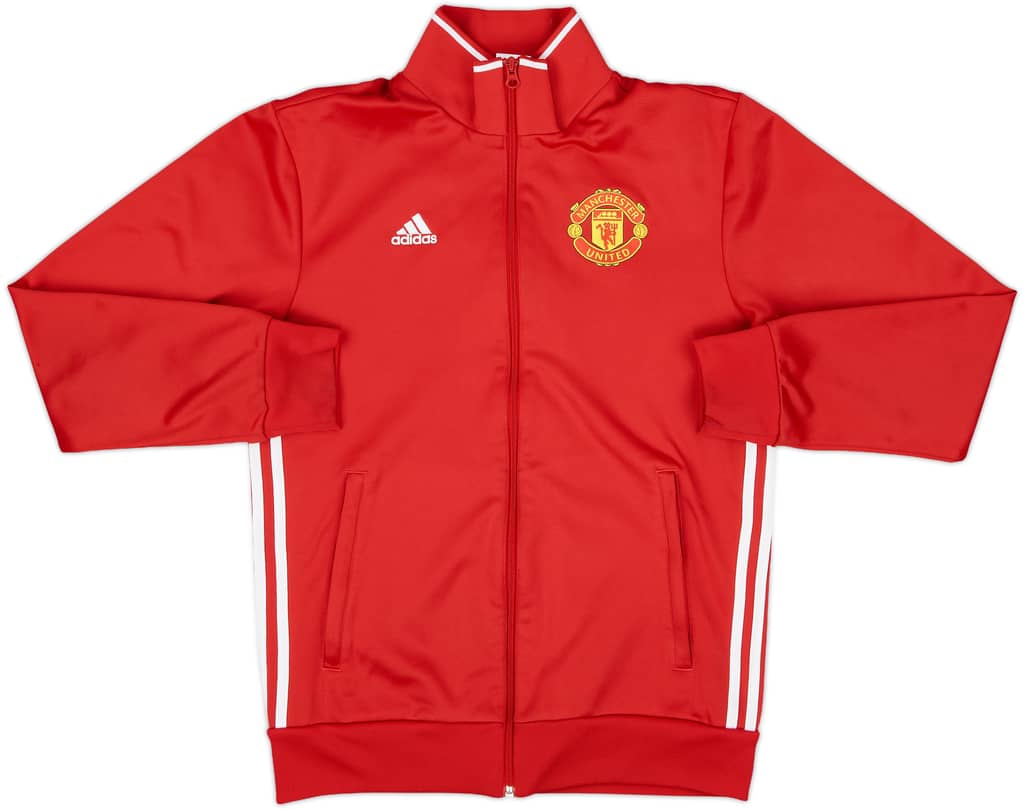 2016-17 Manchester United adidas Track Jacket - 8/10 - (S)