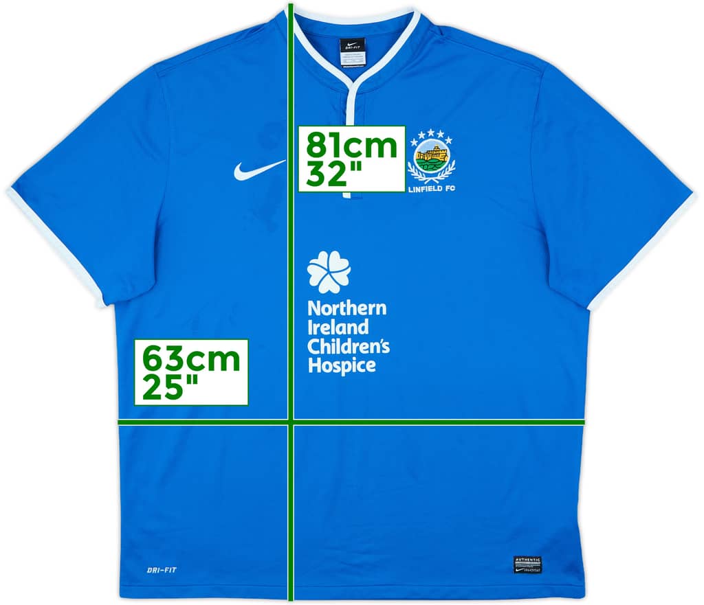 2013-14 Linfield Home Shirt - 5/10 - (XXL)