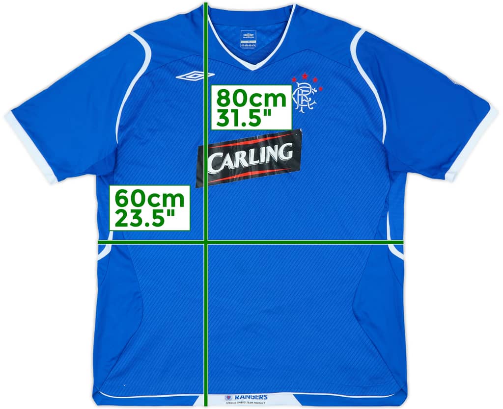 2008-09 Rangers Home Shirt - 5/10 - (XXL)