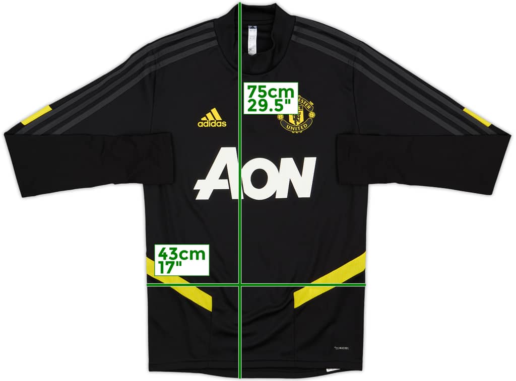 2019-20 Manchester United adidas Drill Top - 10/10 - (XS)