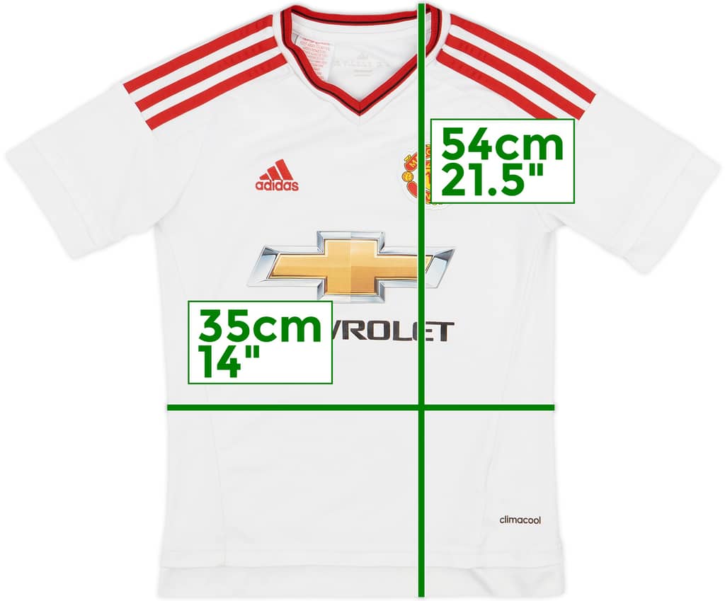 2015-16 Manchester United Away Shirt - 7/10 - (S.Boys)