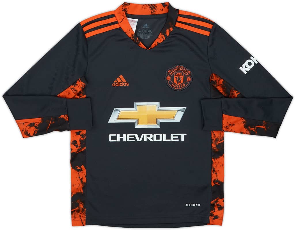2020-21 Manchester United GK Shirt - 10/10 - (S.Boys)