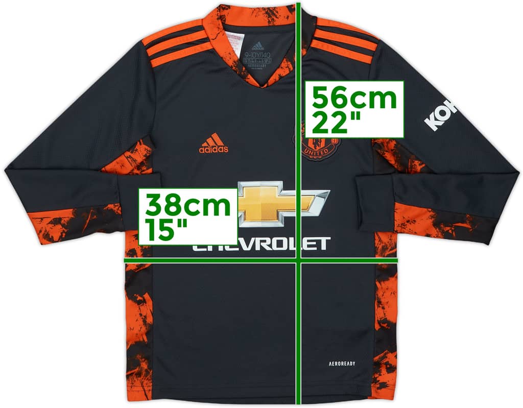 2020-21 Manchester United GK Shirt - 10/10 - (S.Boys)